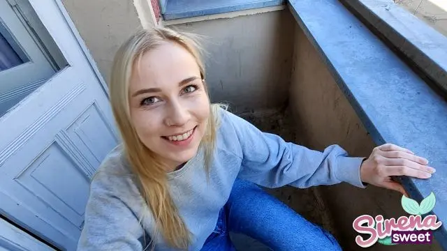 Öffentlicher Blowjob in Berlin! Ob uns die Nachbarn sahen?