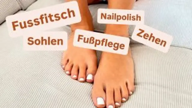 Extra für meine Fuß-Fetischisten 🖤🦶