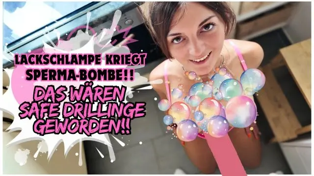 LACKSCHLAMPE KRIEGT SPERMA-BOMBE! DAS WÄREN SAFE DRILLINGE!!