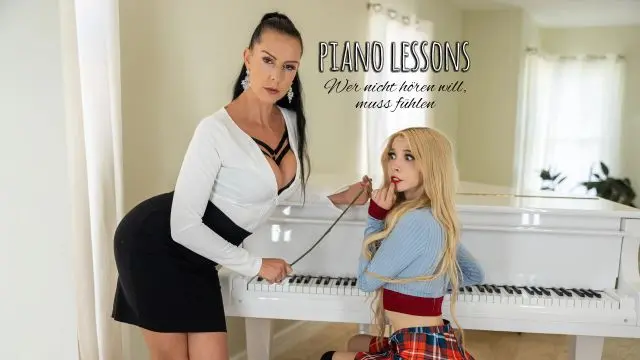 Piano lessons. Wer nicht hören will, muss fühlen