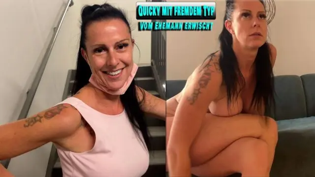 Vom Ehemann erwischt. Quicky mit fremdem Typ.