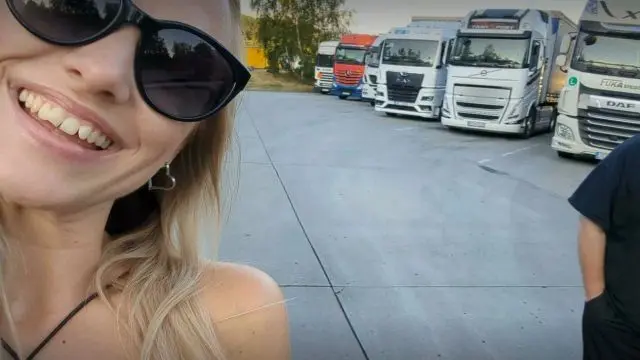 Einen LKW-Fahrer zum Orgasmus gebracht. 😍😍