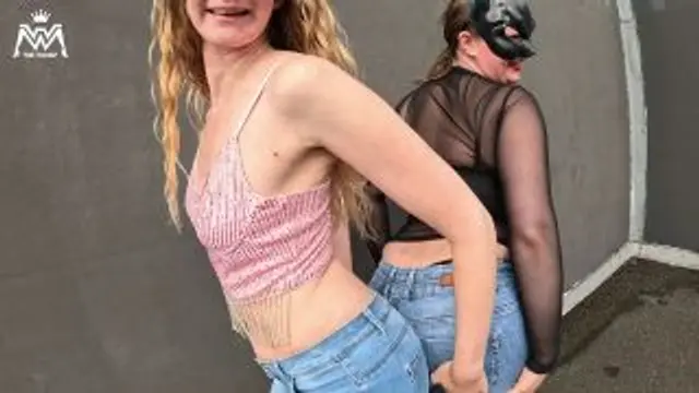 2SEXGEILE JEANS-SCHLAMPEN|⚠️FSK21 Parkdeck-FICK mit 2 USERN!