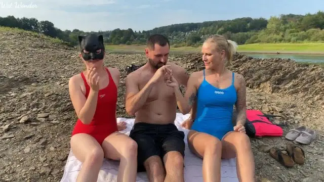 Heiße Public Fickerei am See